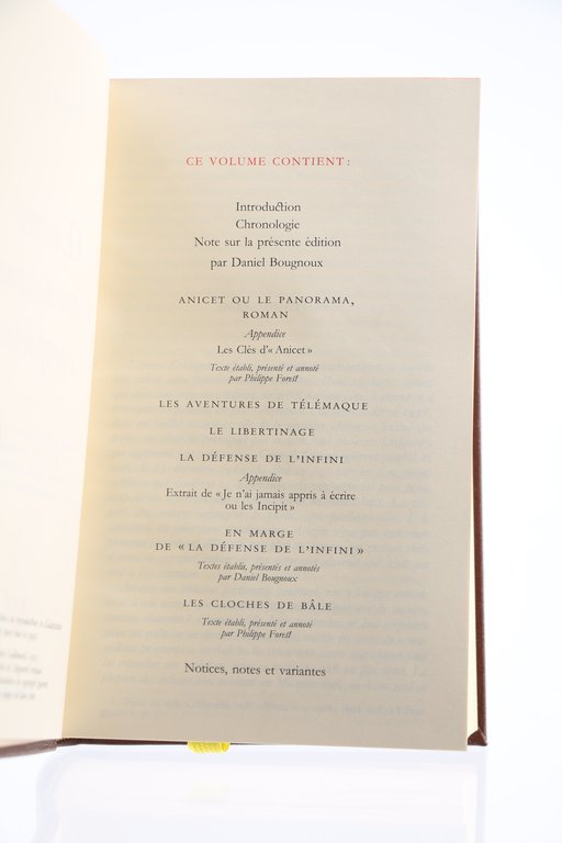 Oeuvres romanesques complètes, volume I