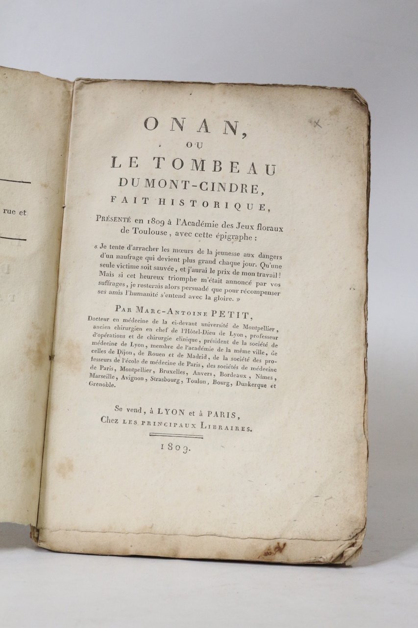 Onan, ou le tombeau du Mont Cindre