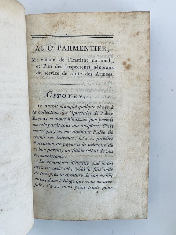 Opuscules chimiques