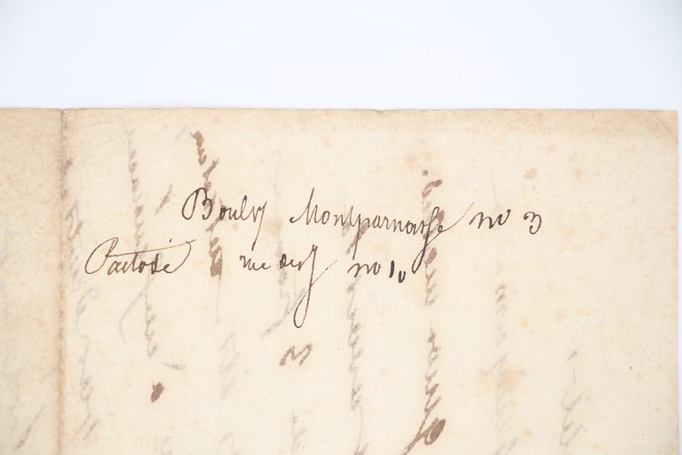Ordonnance autographe signée