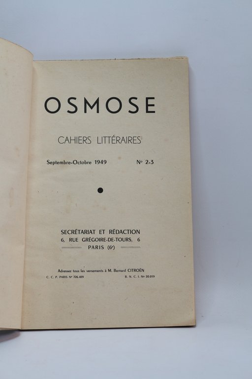 Osmose N°2 et 3