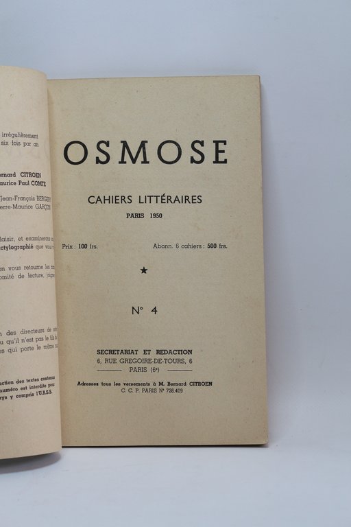 Osmose N°4