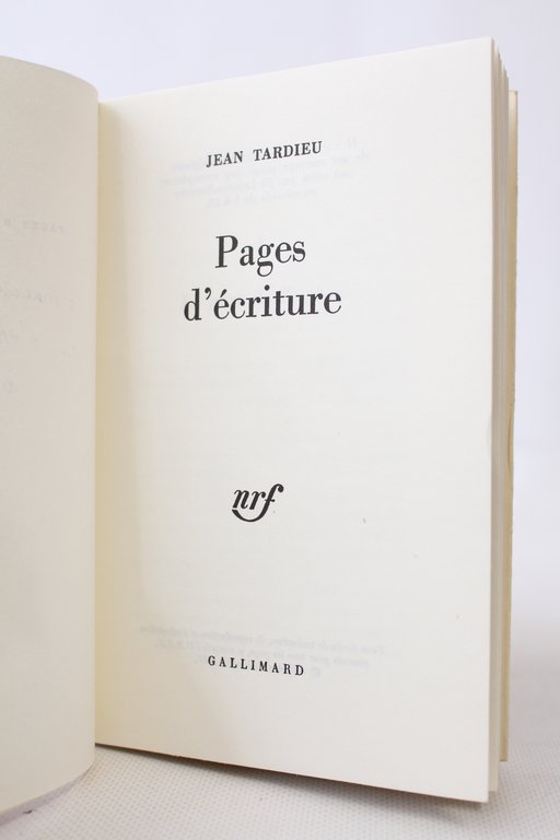 Pages d'écriture