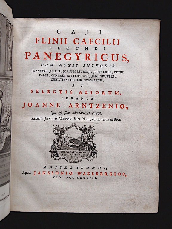 Panegyricus, cum notis integris [Ensemble] Latini Pacati Drepanii panegyricus