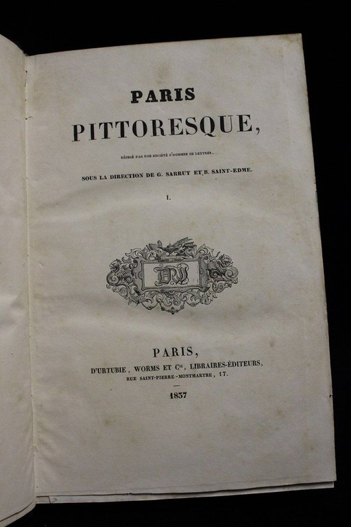 Paris pittoresque rédigé par une société d'hommes de lettres sous …