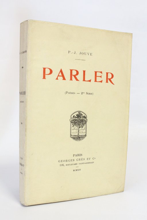 Parler (Poèmes - 2ème série)