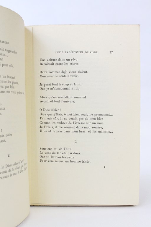 Parler (Poèmes - 2ème série)
