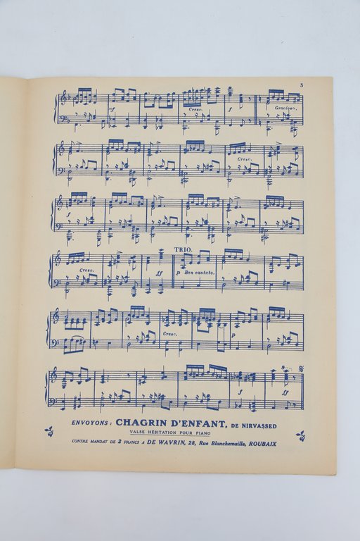 Partition piano "Tango Blanco"