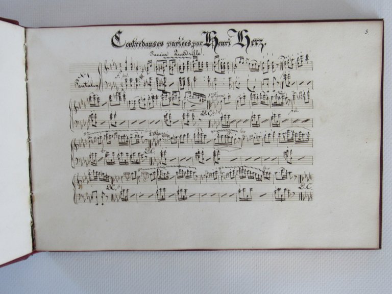 [Partitions manuscrites] Recueil de contredanses et de valses