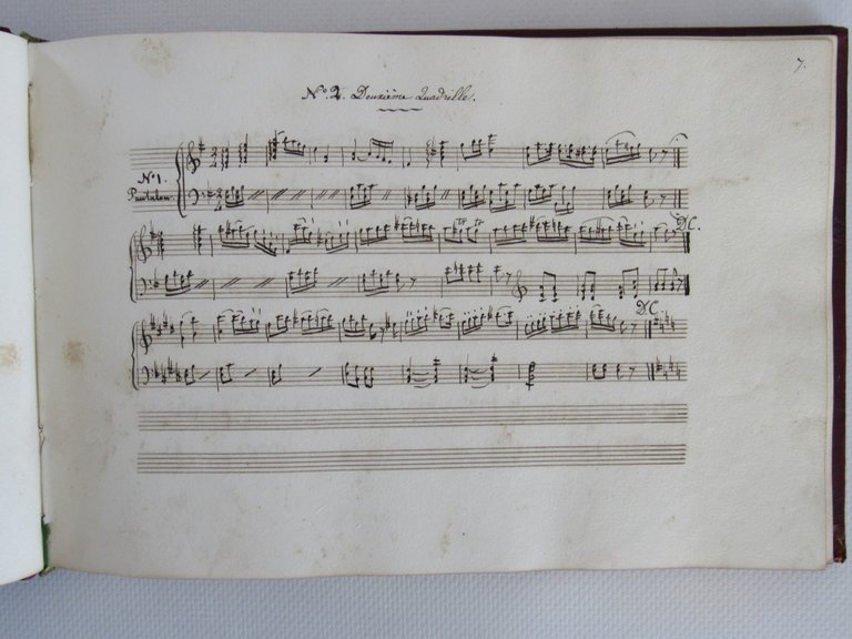 [Partitions manuscrites] Recueil de contredanses et de valses