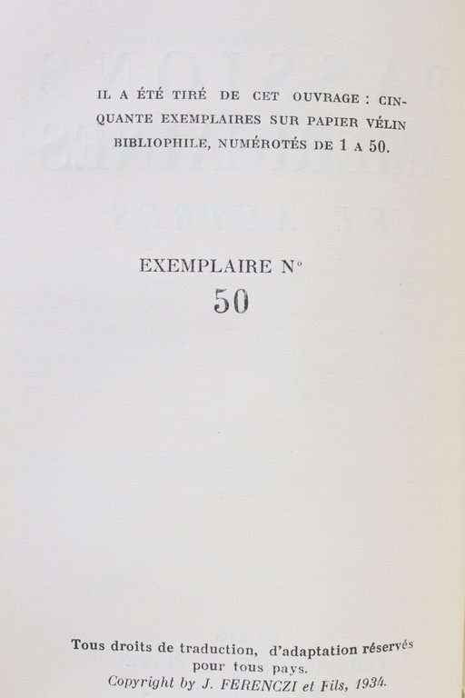 Passions américaines et autres