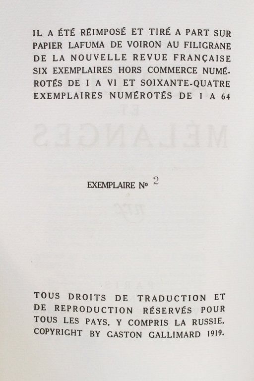 Pastiches et mélanges