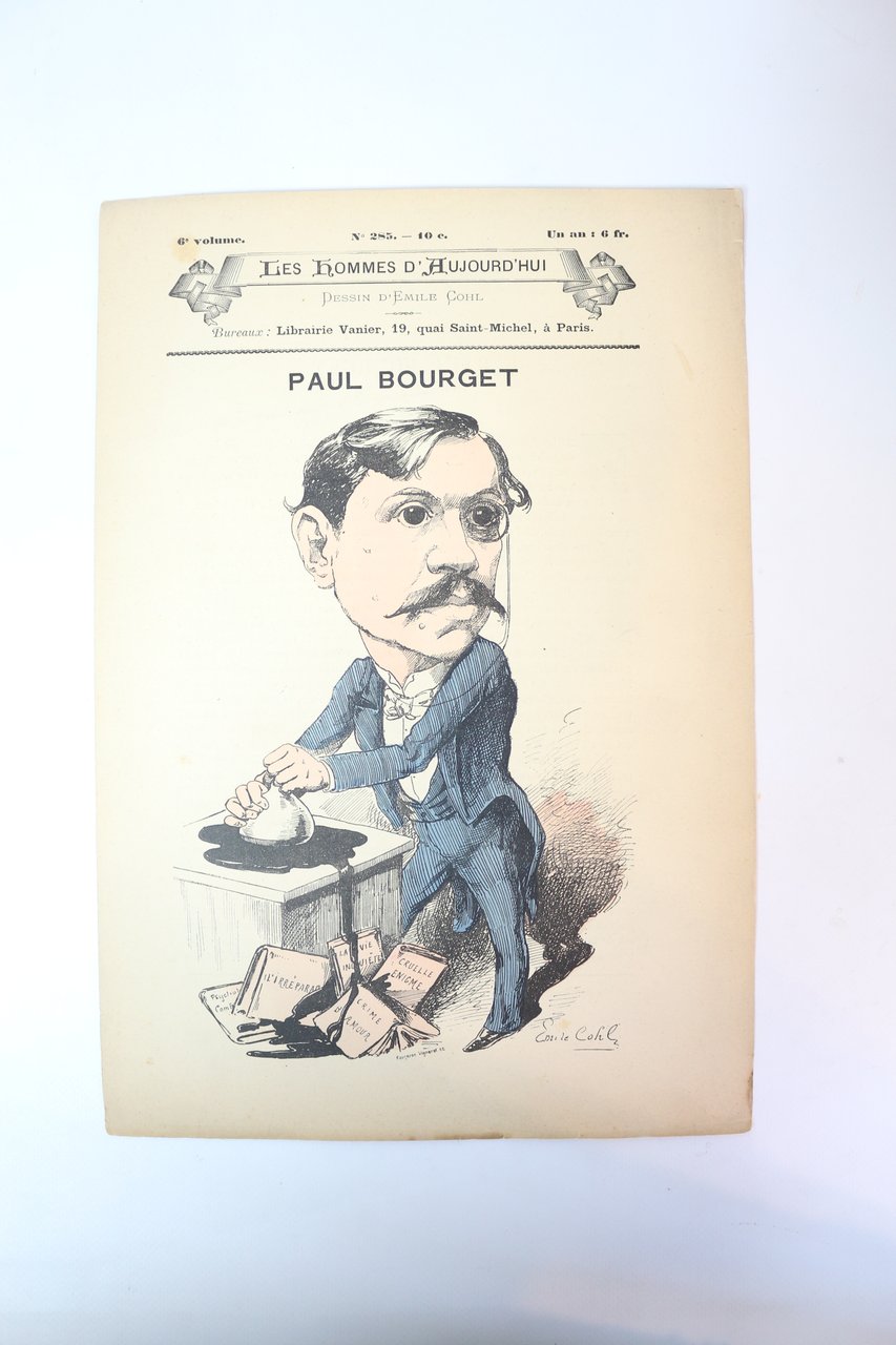 "Paul Bourget" - In Les Hommes d'aujourd'hui n°285