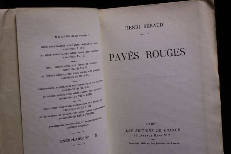 Pavés rouges