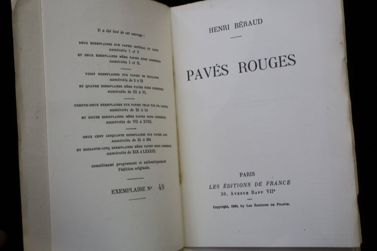 Pavés rouges