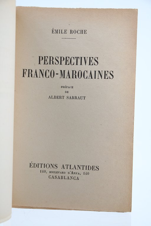 Perspectives Franco-Marocaines