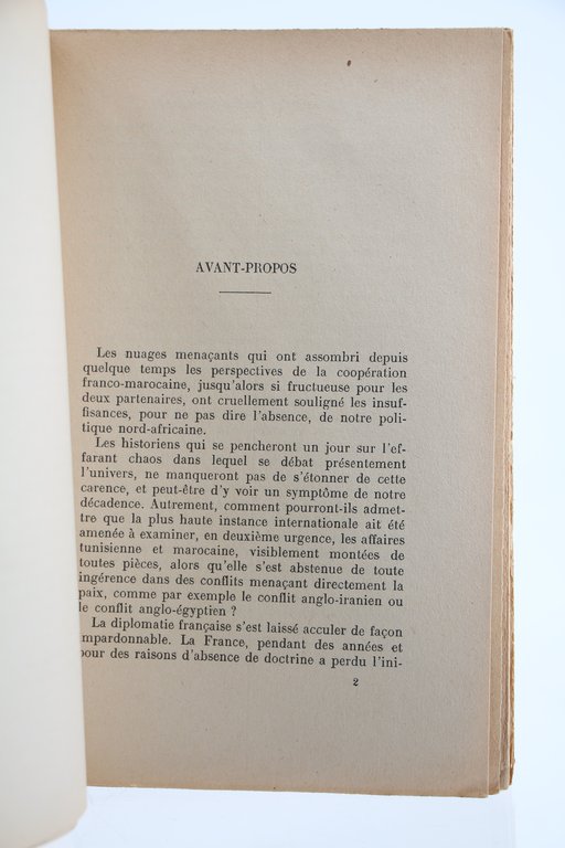 Perspectives Franco-Marocaines
