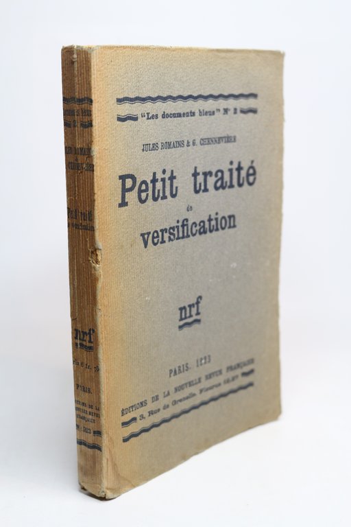 Petit traité de versification