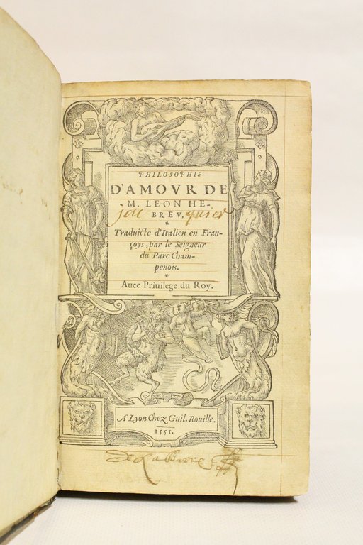 Philosophie d'amour de M. Léon Hébreu