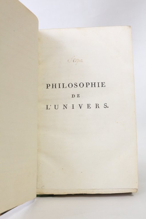 Philosophie de l'univers