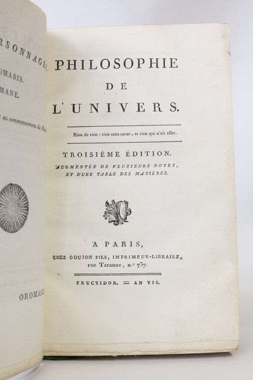Philosophie de l'univers