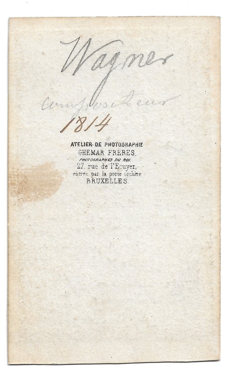 [PHOTOGRAPHIE] Portrait photographique de Richard Wagner