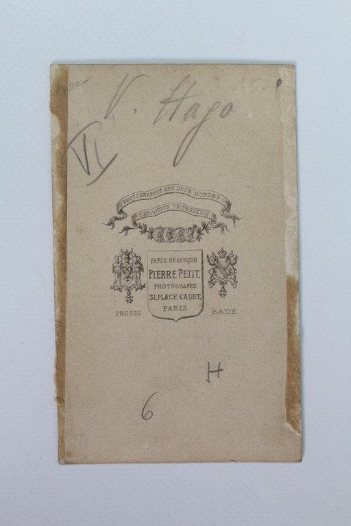 [PHOTOGRAPHIE] Portrait photographique de Victor Hugo