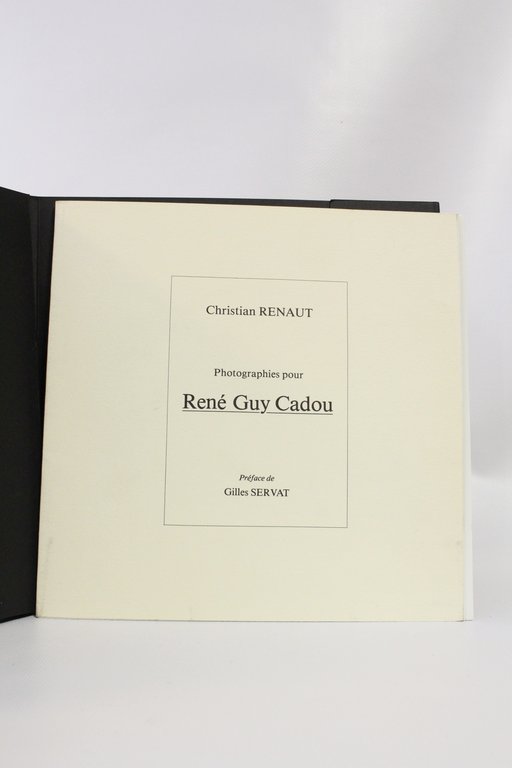 Photographies pour Guy-René Cadou