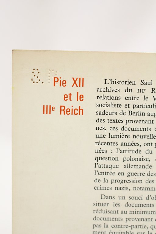 Pie XII et le IIIe Reich