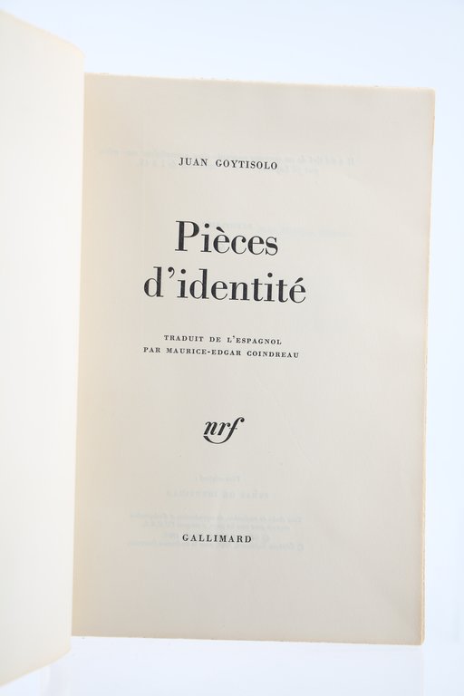 Pièces d'Identité