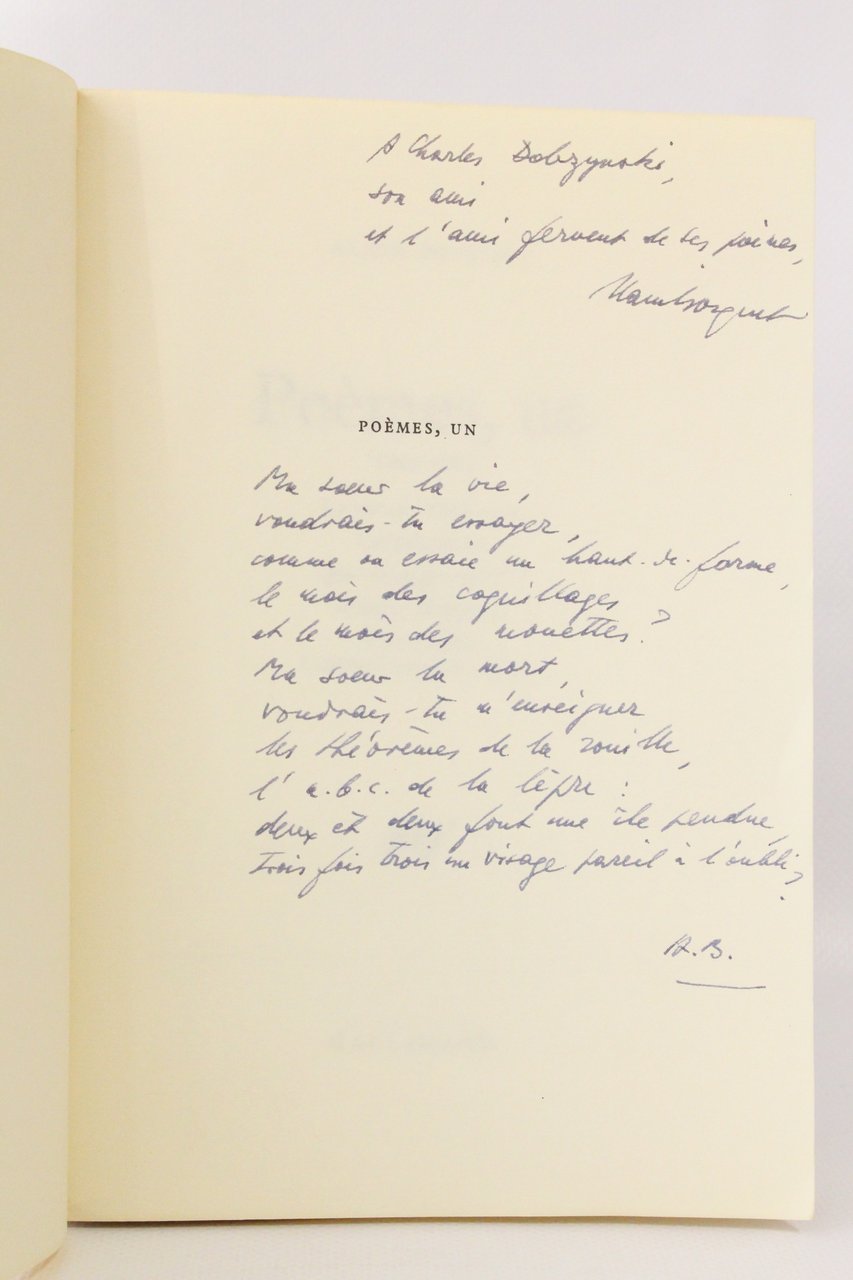 Poèmes, un (1945-1967)