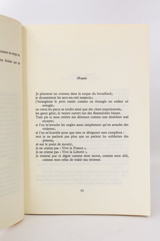 Poèmes, un (1945-1967)