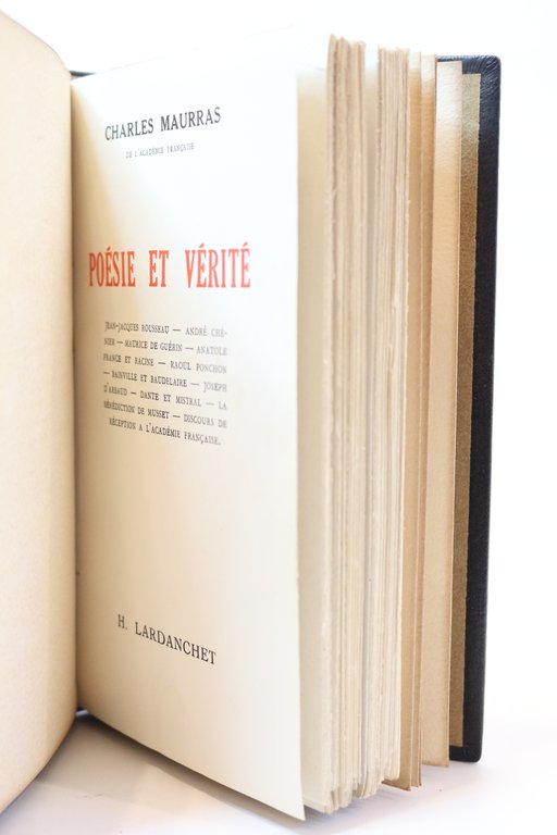 Poésie et vérité