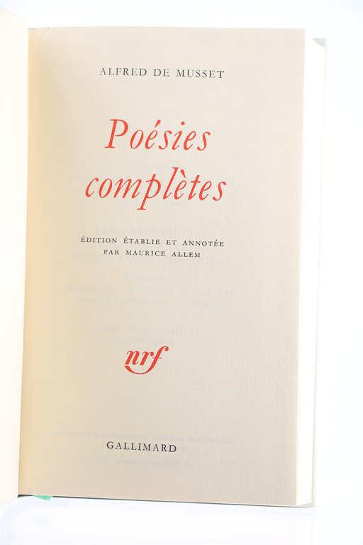 Poésies