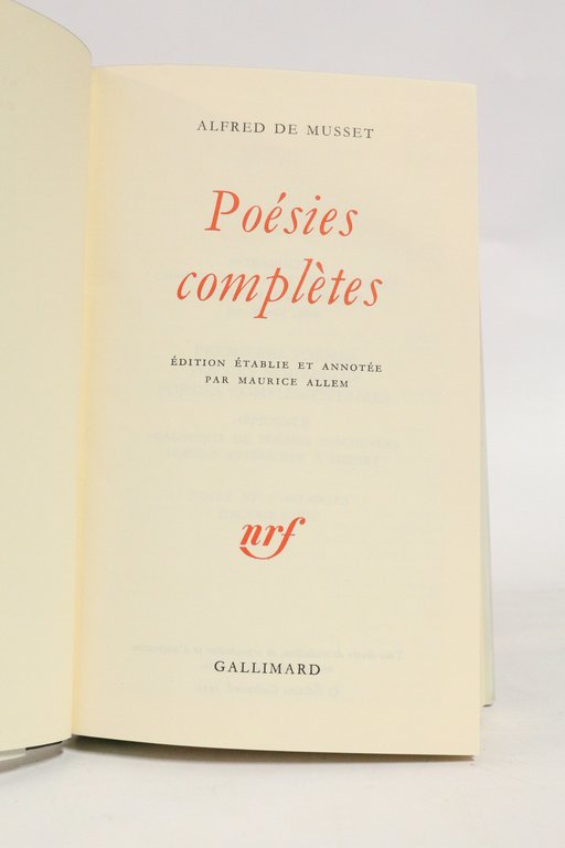 Poésies completes