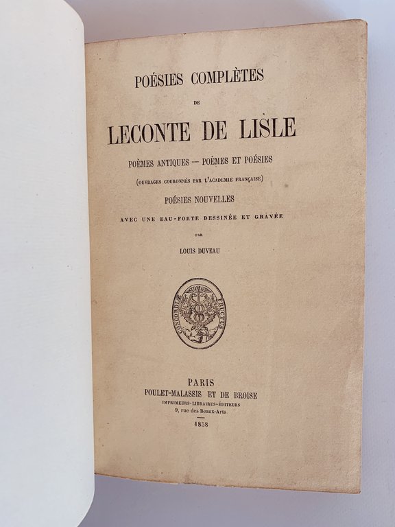 Poésies complètes