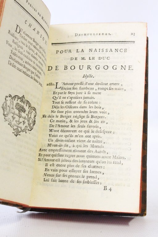 Poesies de madame et mademoiselle Deshoulières