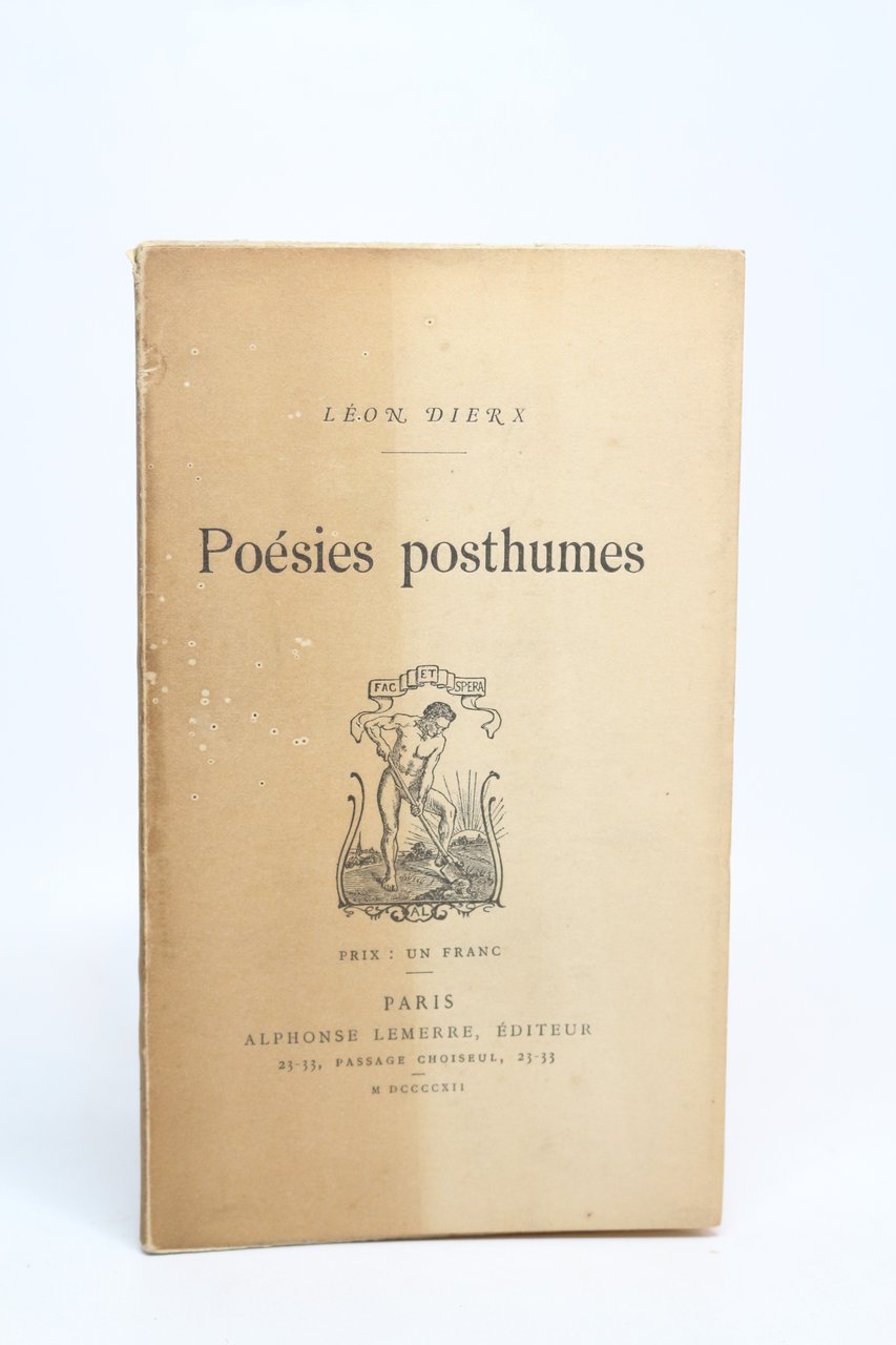 Poésies posthumes