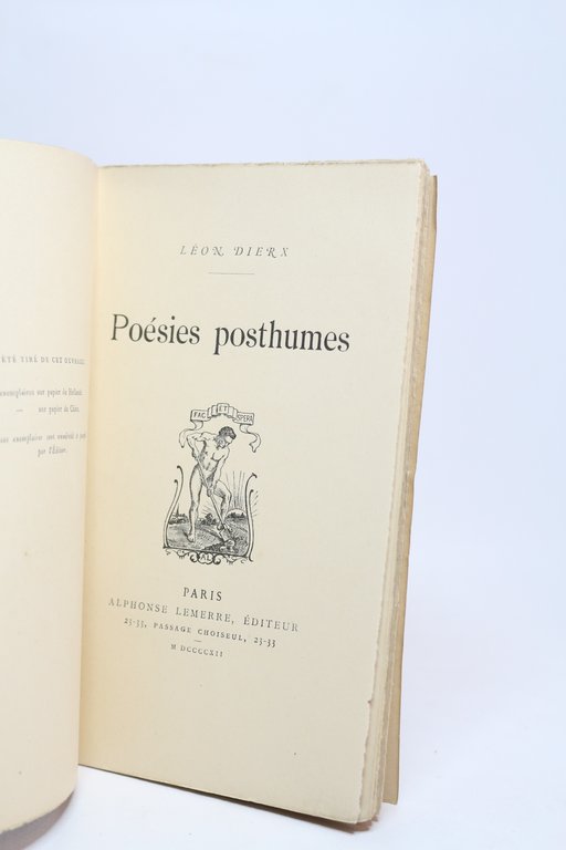 Poésies posthumes