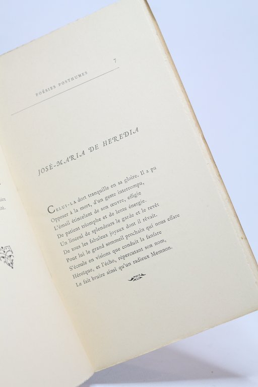 Poésies posthumes