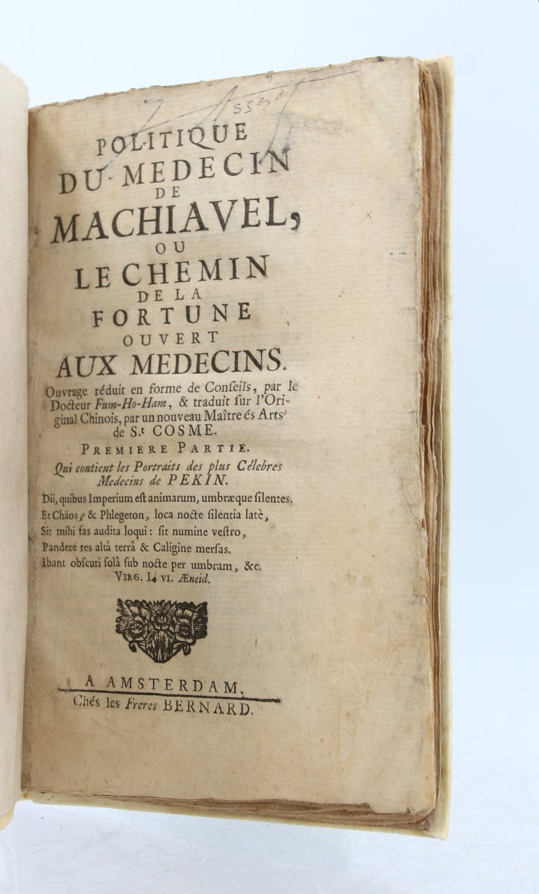 Politique du médecin de Machiavel, ou Le chemin de la …