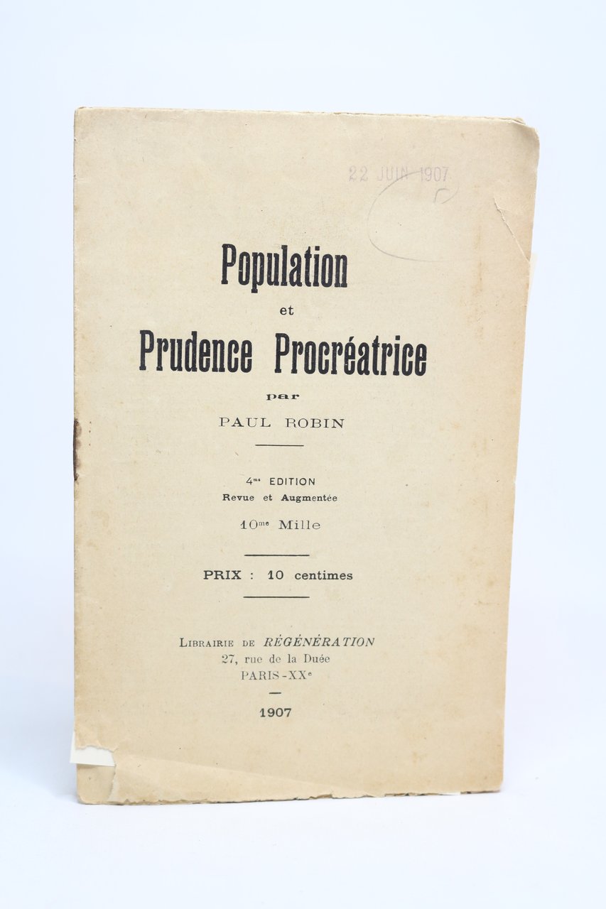 Population et prudence procréatrice