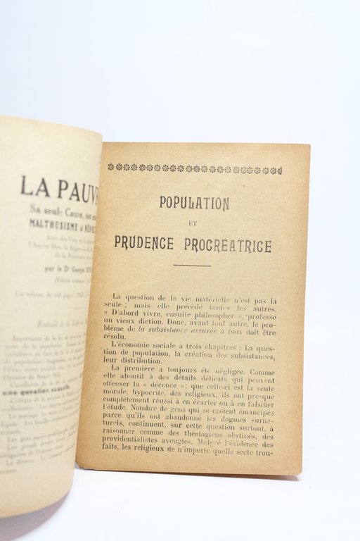 Population et prudence procréatrice