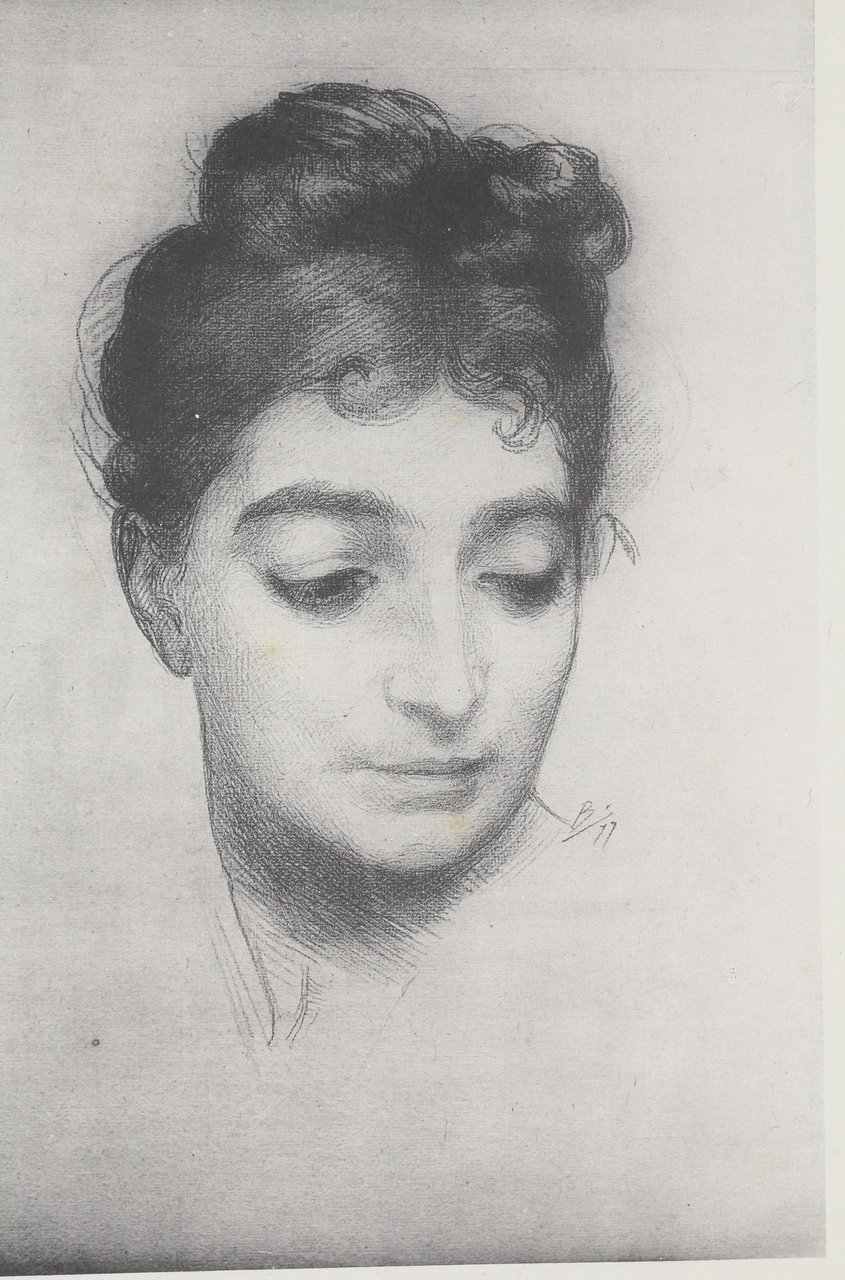 Portrait - Lithographie originale sur Chine - L'Estampe Moderne