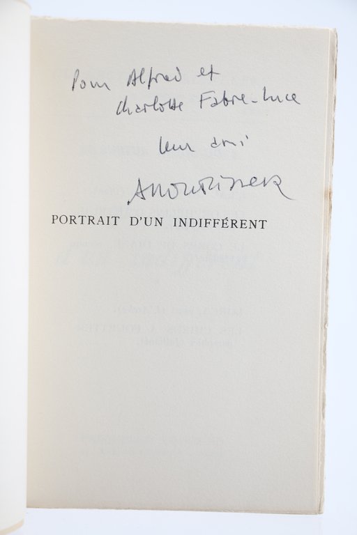 Portrait d'un Indifférent