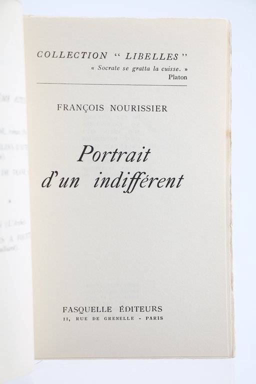Portrait d'un Indifférent