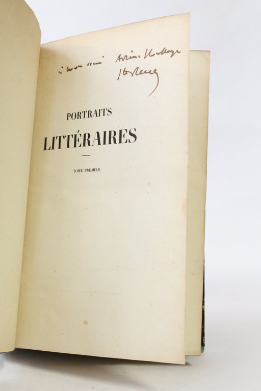 Portraits littéraires. Volume I seul
