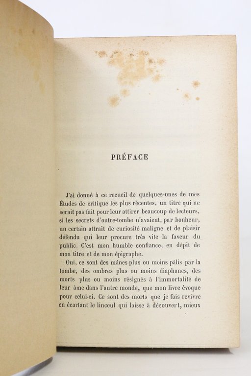 Posthumes et revenants