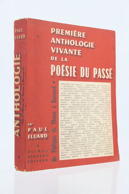 Première anthologie vivante de la poésie du passé