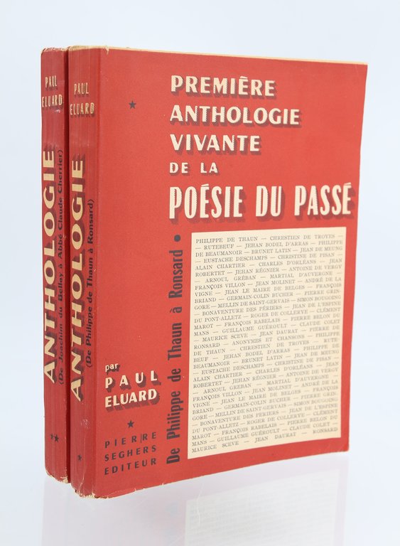 Première anthologie vivante de la poésie du passé